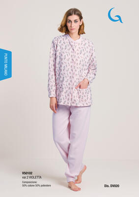 OPEN PYJAMAS WOMEN M/L V50102 Tellini S.r.l. Wholesale Clothing